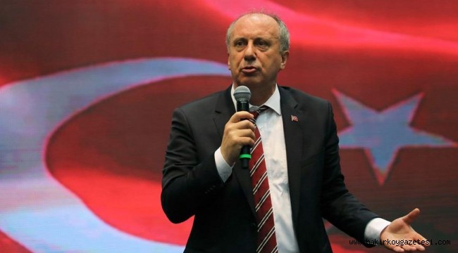 'Halkın Cumhurbaşkanı' İnce: Filistin'de insanlık dramı yaşanıyor