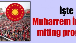  İşte Muharrem İnce'nin miting programı!