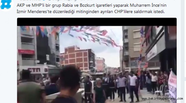 İZMİRDE PROVAKASYON
