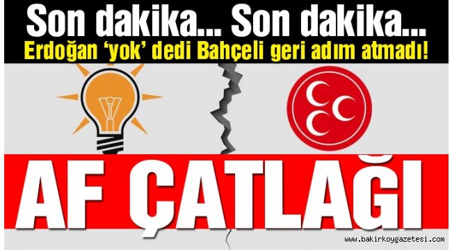 Devlet Bahceli Den Yeni Af Aciklamasi Haberi Son Dakika Haberleri