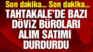 Son dakika… Tahtakale'de bazı döviz büroları işlem yapmadı