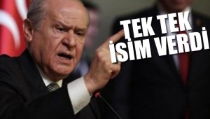 Bahçeli gazetecileri hedef gösterdi