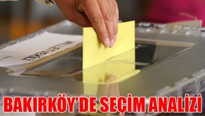 BAKIRKÖY'DE SEÇİM ANALİZİ