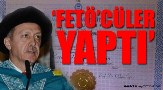 Cemil Barlas'tan Erdoğan'ın diploması hakkında bomba iddia