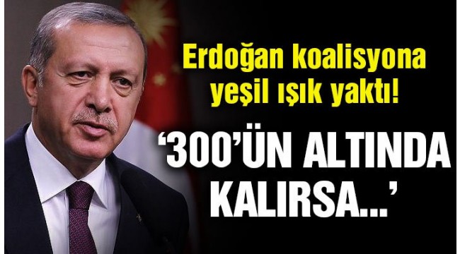 CUMHURBAŞKANI ERDOĞAN'DAN İTİRAF