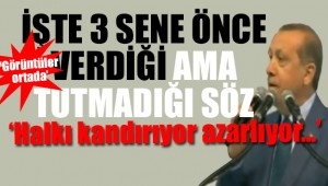 Cumhurbaşkanı Erdoğan verdiği sözde durmadı