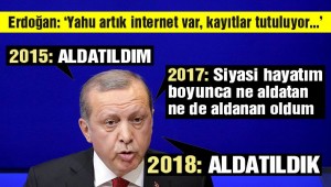 Erdoğan'dan iki farklı 'aldatılma' açıklaması