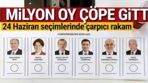 Geçersiz oy saşırttı