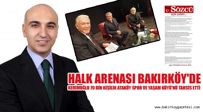 Halk Arenası Bakırköy'de