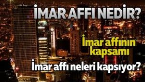 "İmar Barışı" oyununun perde arkası