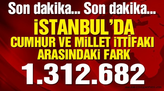 İstanbul'da resmi sonuçlar açıklandı! İşte İstanbul'da kesin olmayan seçim sonuçları…