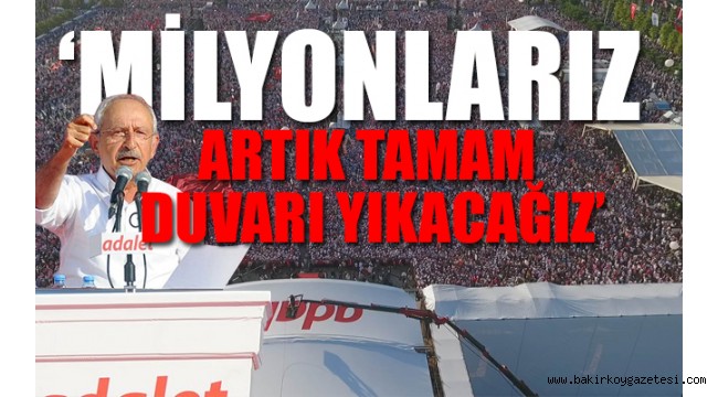 Kılıçdaroğlu Adalet Yürüyüşü'nün galasında konuştu