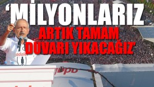 Kılıçdaroğlu Adalet Yürüyüşü'nün galasında konuştu