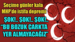 MHP'de toplu istifa: Bu bozuk çarkta yer almayacağız