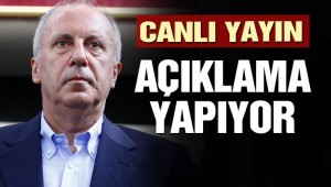 Muharrem İnce basın açıklaması yapıyor
