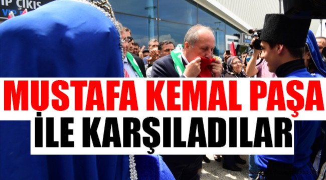 Muharrem İnce'ye Kars'ta Türk Bayrakları ve marşlarla coşkulu karşılama