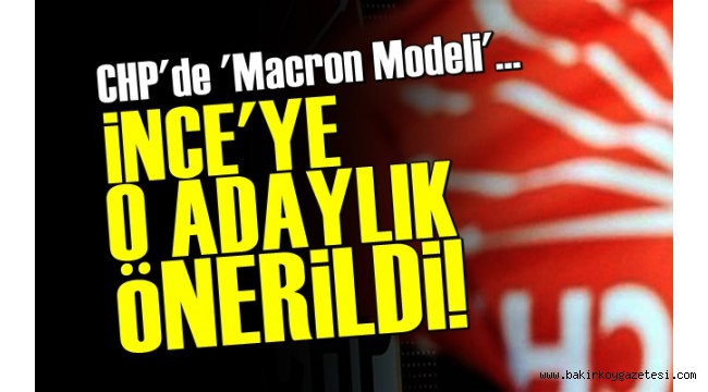 Muharrem İnce'ye O Adaylık Önerildi!