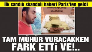 Paris'te AKP mühürlü oy pusulası skandalı!