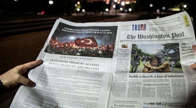 ABD basınında tam sayfa FETÖ uyarısı