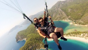 Bakırköy Görme Engelliler Spor ve Sanat Kulübü Yamaç Paraşütüyle Uçtu