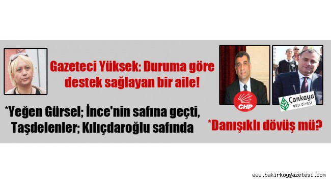 Gazeteci Yüksek: Duruma göre destek sağlayan bir aile!