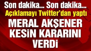 MERAL AKŞENER BIRAKIYORUM