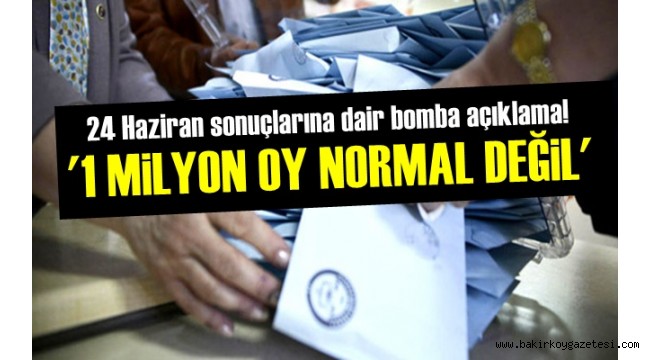'MHP'nin Aldığı 1 Milyon Oyda Sıkıntı Var