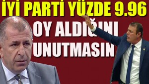 Özdağ'ın 'oy kaybı' iddiasına CHP'den 'vefa'lı gönderme!