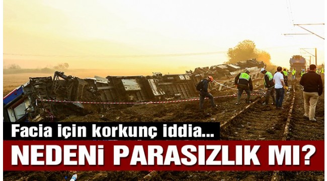 Tren faciasında skandal iddia