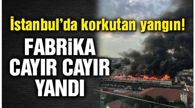 VELİEFENDİ 'DE KORKUTAN YANGIN