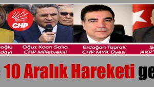 10 ARALIKÇILAR CHP'Yİ ELE GEÇİRDİ