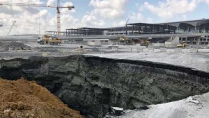 3. Havalimanı daha açılmadan göçük meydana geldi