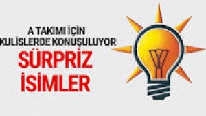 AKP 'DE YENİ MYK SÜPRİZ İSİMLER
