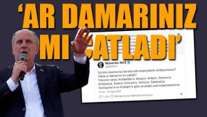 İnce sert çıktı: Tövbe etmek zorundasınız