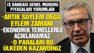 İş Bankası GM Bali: Söylem değil eylem zamanı