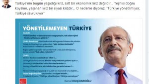 Kılıçdaroğlu: Türkiye'nin bugün yaşadığı kriz, salt bir ekonomik kriz değildir