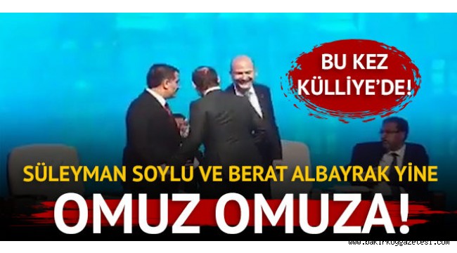 Süleyman Soylu ve Berat Albayrak birbirlerine yine omuz attı!