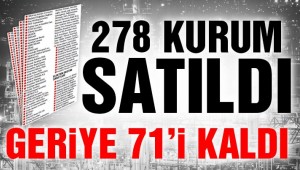 AK Parti devlette herşeyi sattı