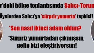 CHP'nin İzmir'deki bölge toplantısında Salıcı-Torun tartışması! Üyelerden Salıcı'ya 'sürpriz yumurta' tepkisi!
