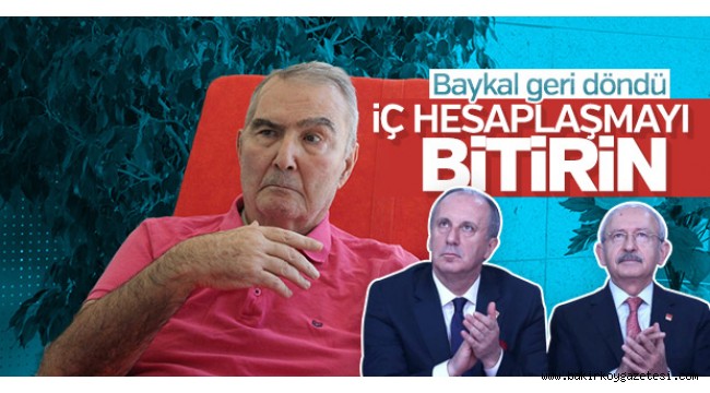 Deniz Baykal, İnce ve Kılıçdaroğlu'nu uyardı