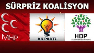 AK PARTİ,MHP ve HDP BİRLEŞTİ