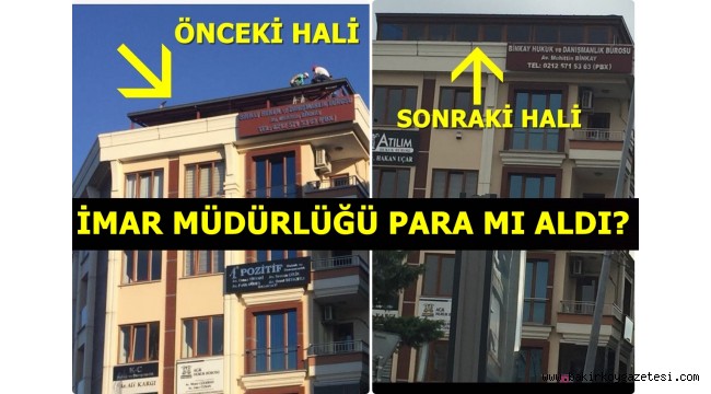BAKIRKÖY'DE ÇATI KAÇAKLARI FAZLALAŞTI