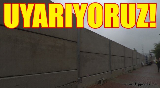 Bakırköy'de duvar kabusu