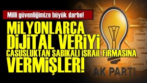 Milyonlarca Dijital Veriyi İsrail'e Vermişler!