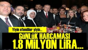 Sadece 1 Günlük Harcaması 1.8 Milyon Lira!