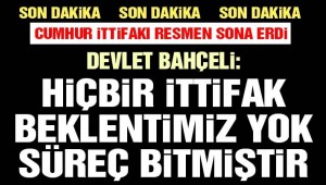 Son dakika… Bahçeli AKP ile ittifakını resmen bitirdi