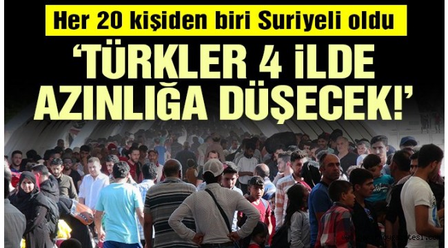 'Türkler, 4 ilde azınlığa düşecek'