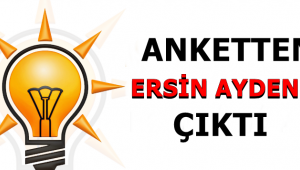 ANKETTEN ERSİN AYDENİZ ÇIKTI