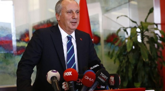 CHP'li İnce: 'Ben söyleyeceğimi söyledim'