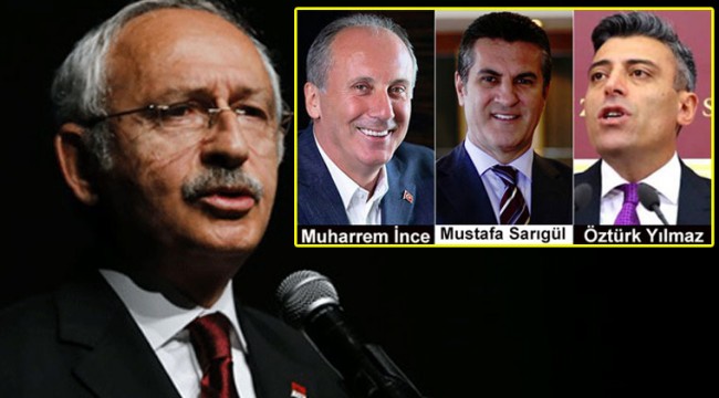 Kılıçdaroğlu'ndan kritik açıklamalar: İnce, Sarıgül, Yılmaz...